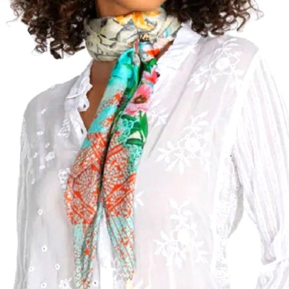 Johnny Was Lace Garden Scarf C98822-3